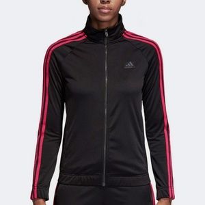 Like new Adidas Track Jacket in Black and Pink